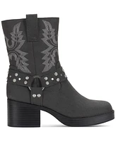 Sun + Stone Women's Norahh Moto Midshaft Booties, Created for Macy's