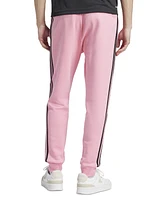 adidas Men's Cotton Fleece Stripe Logo Joggers