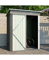 Mondawe Grey 53FT Outdoor Storage Shed