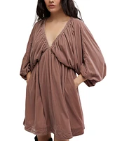 Free People Women's Portia Velvet Mini Dress