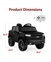 Best Choice Products 12V 2.5 Mph Licensed Chevrolet Silverado Ride On Truck Car Toy w/ Parent Remote Control