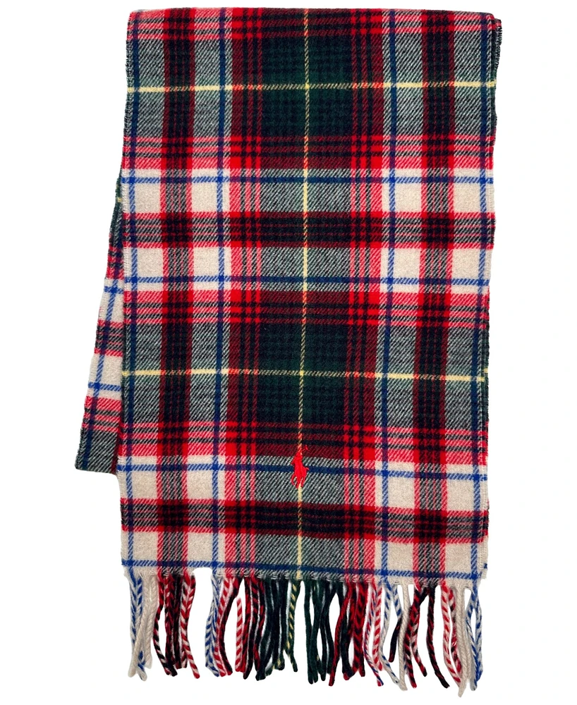 Polo Ralph Lauren Men's Woolen Plaid Scarf