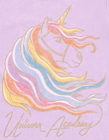 Unicorn Academy Little Girls T-Shirt