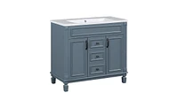 Slickblue Bathroom Vanity with Top Sink for Elegant and Functional Design