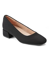 Easy Spirit Women's Eflex Jain Slip-On Square Toe Dress Pumps