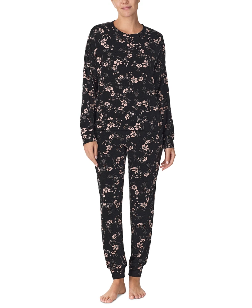 Sanctuary Women's Printed Long-Sleeve Jogger Pajama Set