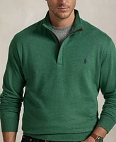 Polo Ralph Lauren Men's Big & Tall Luxury Jersey Quarter-Zip Pullover