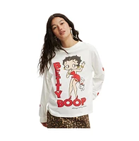 Cotton On Women's License Oversized Long Sleeve Tee