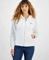 Tommy Jeans Women's Script Logo Zip-Front Hoodie