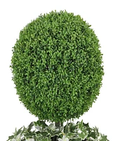 Puleo 41" Topiary Boxwood Artificial Tree