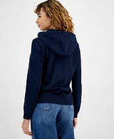 Tommy Jeans Women's Script Logo Zip-Front Hoodie