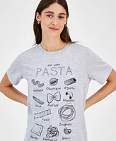 Grayson Threads, The Label Juniors' Pasta Graphic T-Shirt