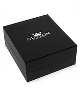 Rhona Sutton Black Nexus Multi Leather Stainless Steel Bracelet