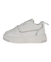 Vince Camuto Toddler Girls Elastic Laces Court Sneaker
