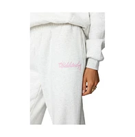 Edikted Women's Sasha Bow Detail Sweatpants