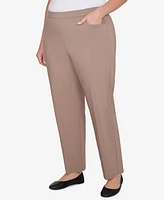 Alfred Dunner Plus Telluride Millennium Faux Fly Front Average Length Pants