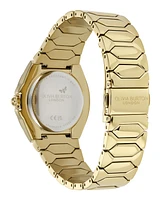 Olivia Burton Women's Lustre Gold-Tone Stainless Steel Bracelet Watch 34mm