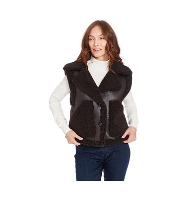 Frye Women's Belle Faux Shearling Vest