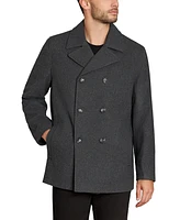 Izod Men's Double Breasted Wool Peacoat