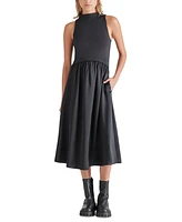 Steve Madden Women's Aradia Mixed-Media Sleeveless Dress