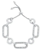 I.n.c. International Concepts Pave Large Link Slider Bracelet, Created for Macy's