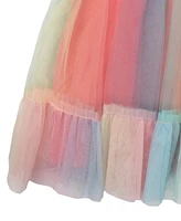 Rare Editions Toddler & Little Girls Heart Patch Sweater with Tulle Skirt, 2-Piece Set