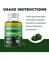 Nobi Nutrition Green Tea Fat Burner Gummies,60ct