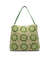 Like Dreams Bouquet Straw Tote Bag