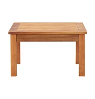 vidaXL Patio Coffee Table 23.6"x23.6"x14.2" Solid Acacia Wood