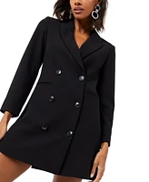 French Connection Women's Whisper Peak-Lapel Blazer Dress