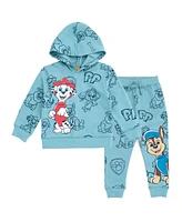 Nickelodeon Toddler Boys Paw Patrol Fleece Pullover Hoodie and Pants Outfit Set