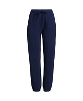 Lands' End Women's Serious Sweats High Rise Jogger Pants