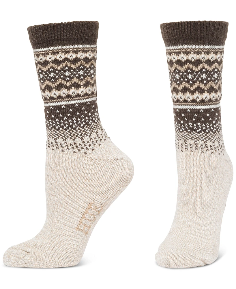 Hue Women's Geo Fair Isle Boot Socks