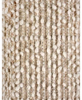 Anaya Home Natural Boucle Handwoven Foot Stool