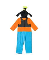 Disney Boys Mickey Mouse Goofy Pluto Zip Up Coverall