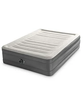 Intex TruAire Luxury Queen Air Mattress Airbed w/ Lumbar Support & Built in Pump