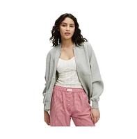 Cotton On Women's Zip Through Fleece Bomber