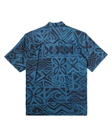 Quiksilver Waterman Men's Batik Tapa Short Sleeve Shirt