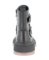 Dkny Little and Big Girls Crissa Buckles Lug Boot