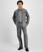 Michael Kors Men's Regular-Fit Denim Shirt Jacket