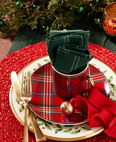 Lenox Holiday Tartan Accent Plates, Set of 4