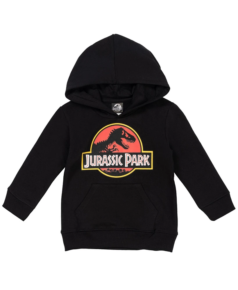 Jurassic Park Fleece Pullover Hoodie Logo Toddler to Big Kid