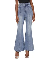 Avec Les Filles Women's High-Rise Extreme-Flare Jeans