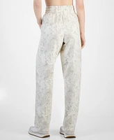 Id Ideology Women's Bubble-Print Fleece Pants, Created for Macy's