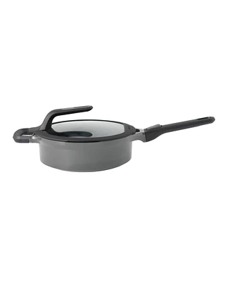 BergHOFF Gem 10" Nonstick Covered Saut� Pan 3.5Qt., Detachable Handle, Grey