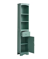 Slickblue Tall Bathroom Cabinet Slim and Space-Saving Storage Solution
