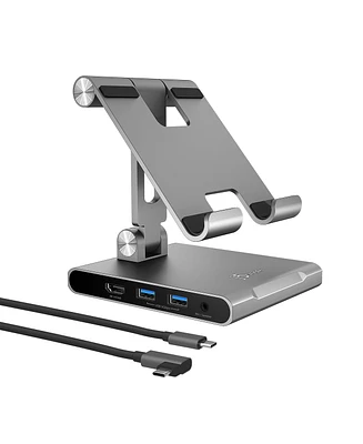 j5create Multi-Angle Stand with Docking Station for iPad Pro