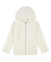 Calvin Klein Big Girls Shimmer Zip Hoodie