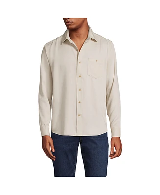 Lands' End Men's Relaxed Twill Shirt