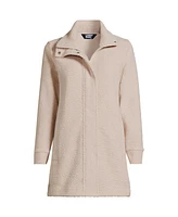 Lands' End Women's Boucle Fleece Coat